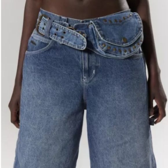 Denim Belt Bag - Picture 1 of 3